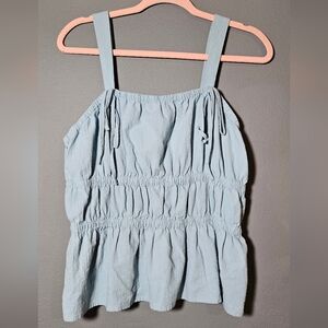 Universal Thread Light Blue Blouse Stretchy Size M